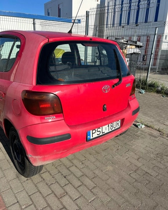 Toyota Yaris cena 2300 przebieg: 406000, rok produkcji 2004 z Gniewkowo małe 37